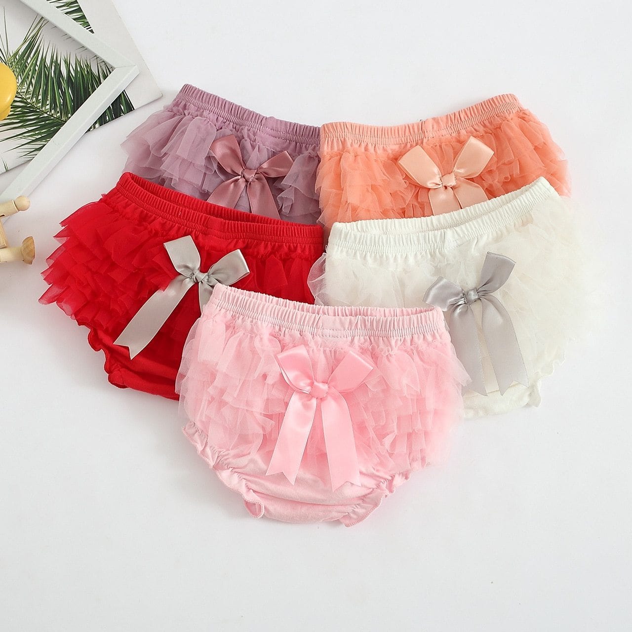 4 Girls Ruffle Panties Kids Toddler Underwear Cotton India