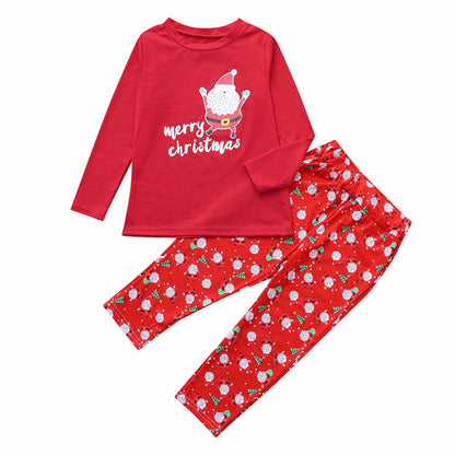 Santa Merry Christmas Family Matching  Pajamas