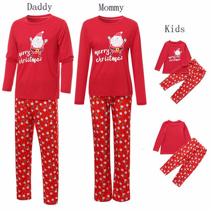Santa Merry Christmas Family Matching  Pajamas