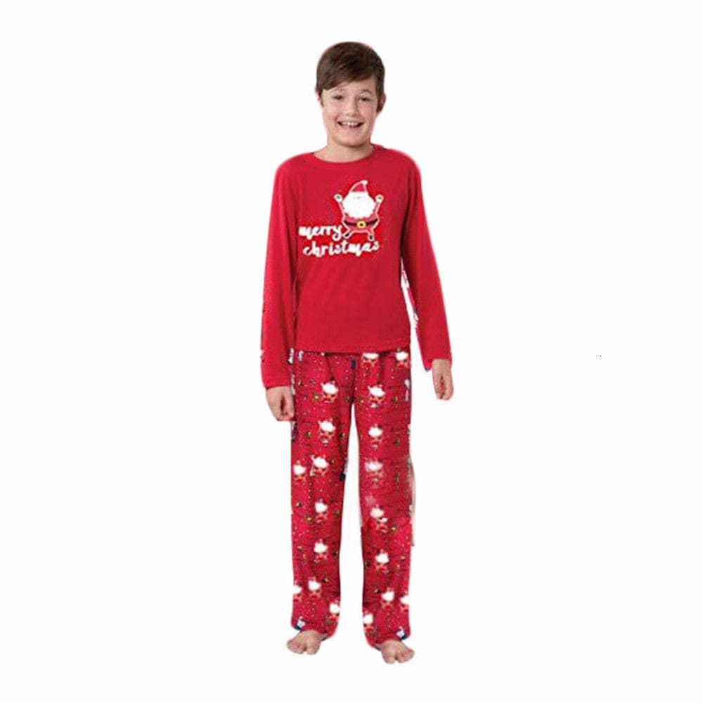 Santa Merry Christmas Family Matching  Pajamas