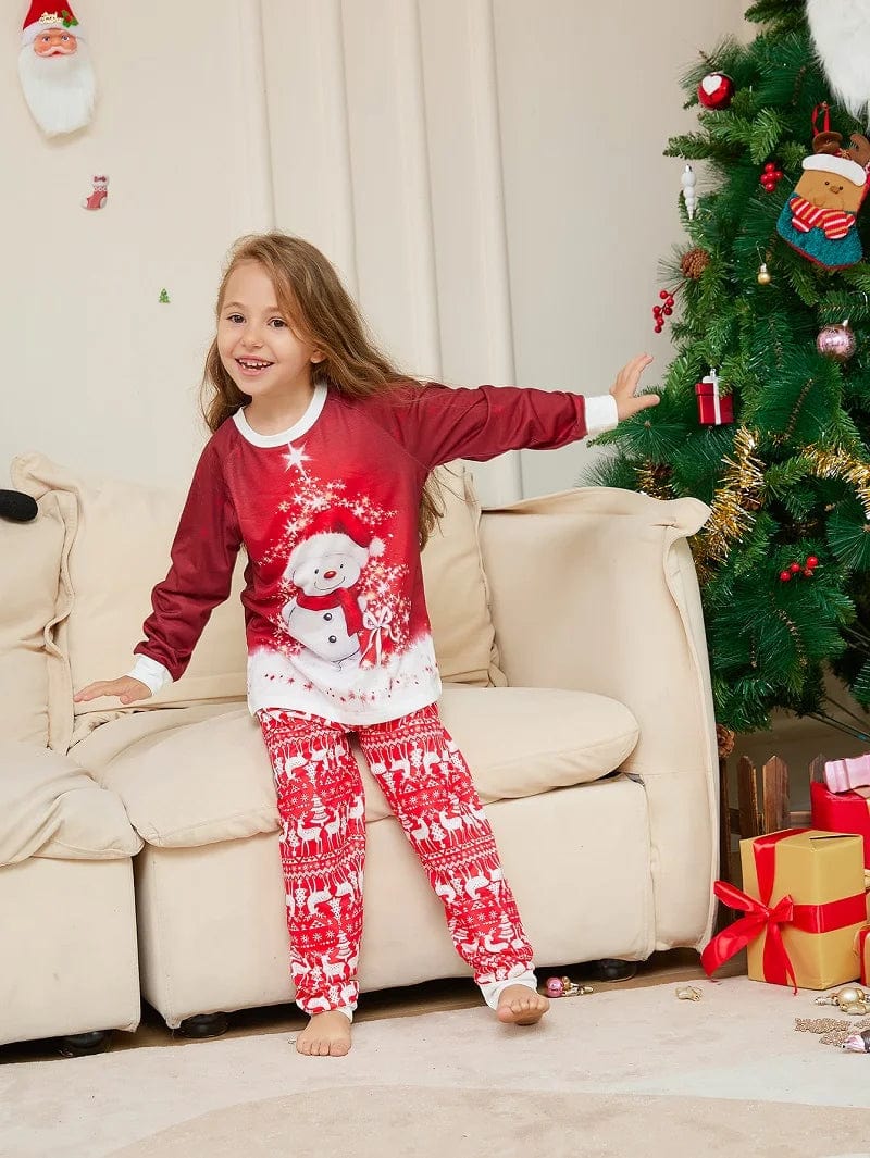 Snowman Christmas Family Matching Pajamas