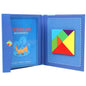 Wooden Educational Toys - Magnetic Tangram Puzzle Book