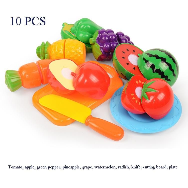 Educational Toys -37pcs/lot  Pretend Cutting Plastic  Food