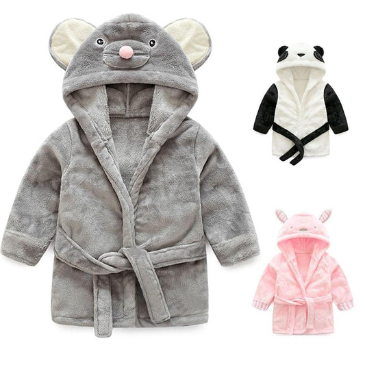 Lovely Animals Hooded Bath Robes