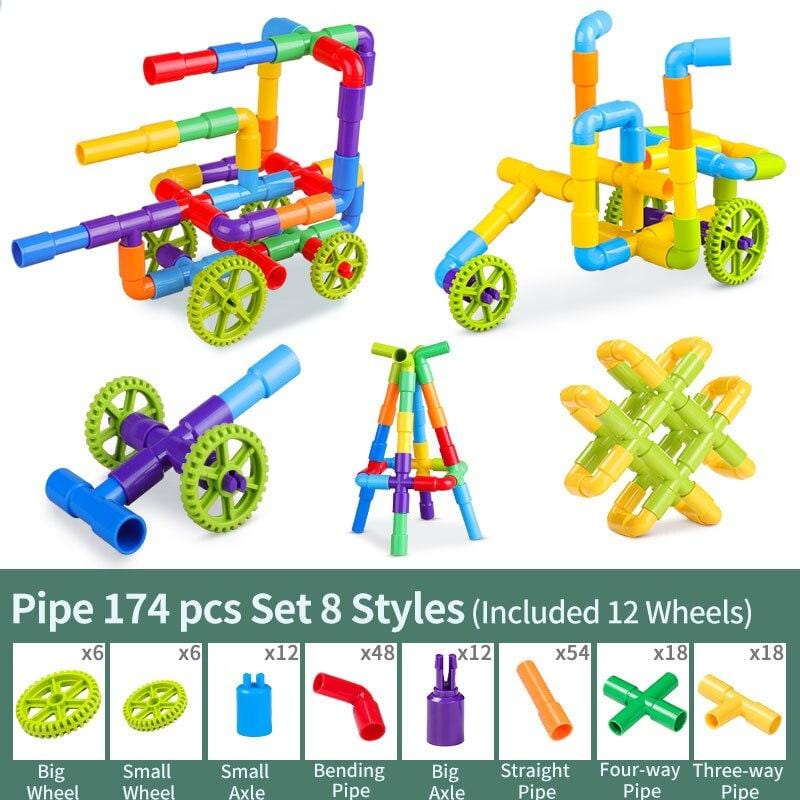 Construction Educational STEM Designer Toys For Children Brick 6+