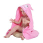 Toddler 100% Cotton  Animal Hooded Bath Towel