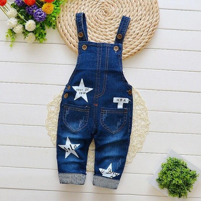 Toddler  Denim Overalls     1-4 Years