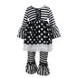 Toddler 2PCS Set | Girls 2-Layer Ruffle Flare Sleeves/ Flare- Legs