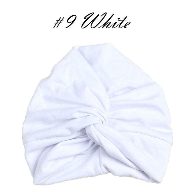 Toddler Lovely Soft Cute Solid Knot Cotton Blends Turban