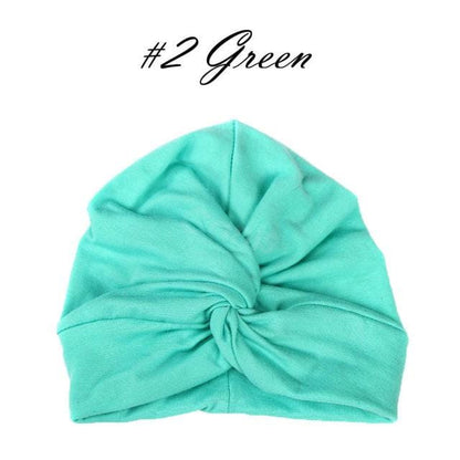 Toddler Lovely Soft Cute Solid Knot Cotton Blends Turban