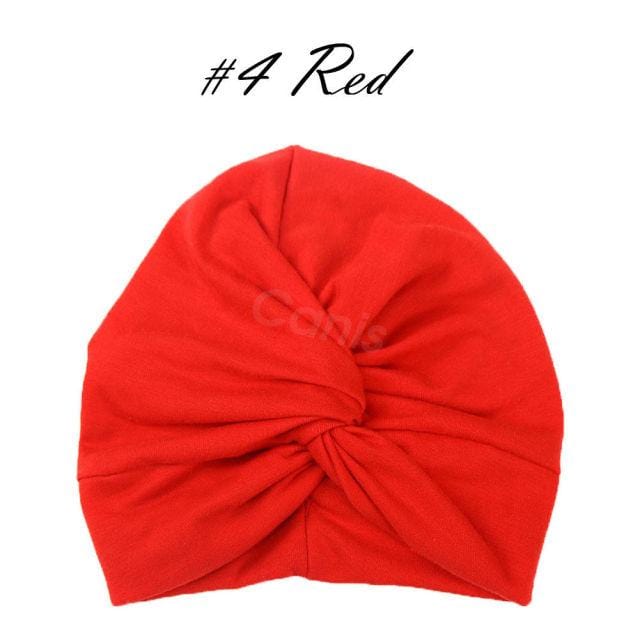 Toddler Lovely Soft Cute Solid Knot Cotton Blends Turban