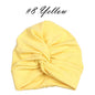 Toddler Lovely Soft Cute Solid Knot Cotton Blends Turban