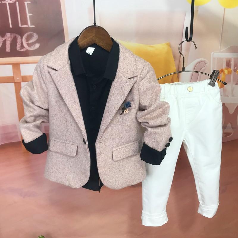 Toddler Boys Fashion Blazer Gentleman Sets