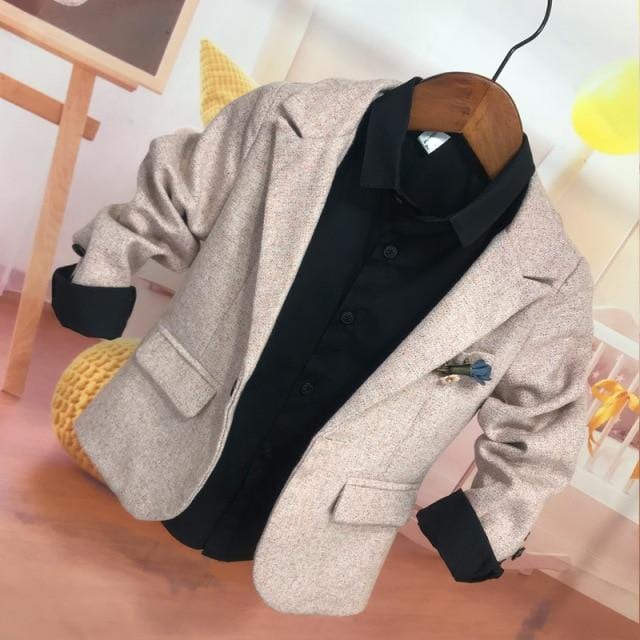 Toddler Boys Fashion Blazer Gentleman Sets