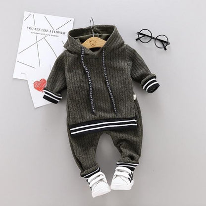 2pcs Toddler Jacket + Pants Athletics Suit