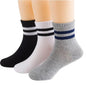 3 Pairs / lot Toddler Boys Stripe High Quality Cotton Socks 3-15 Year