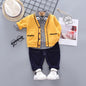 3Pcs Toddler Cotton Tracksuits - T Shirts + Jacket + Pants