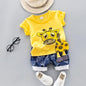 2pcs Toddler Casual Clothing Sets (T-shirt +Shorts)