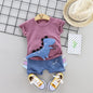 2pcs Toddler Casual Clothing Sets (T-shirt +Shorts)