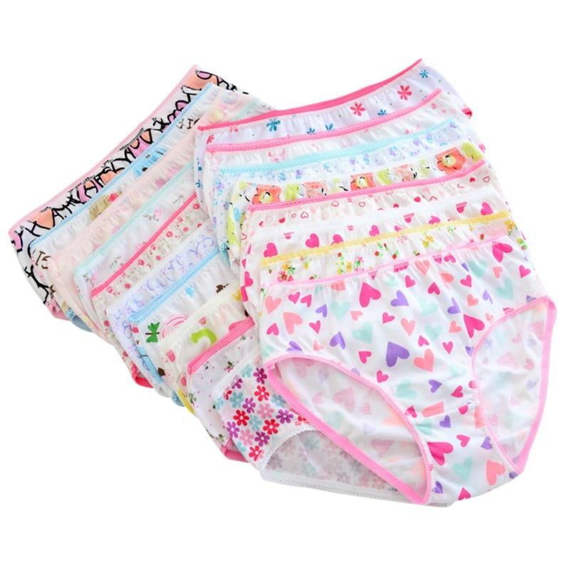 6pcs/Set Toddler Girls  Cotton  Underpants