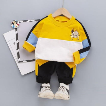 2pcs Toddler Jacket + Pants Athletics Suit
