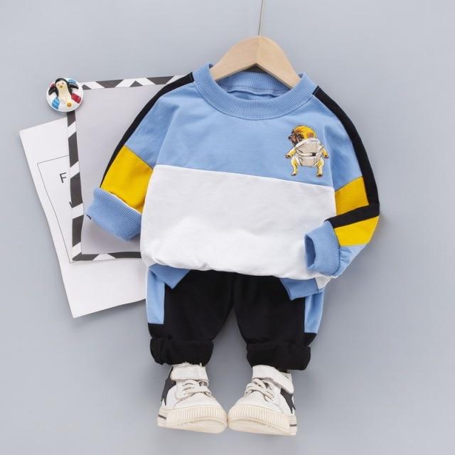 2pcs Toddler Jacket + Pants Athletics Suit