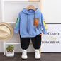 Toddler Letter Hoodies + Pants Casual suit set  2Pcs/sets