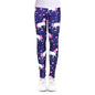 Print Flower Cotton Leggings For 4-12 Years