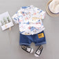 2pcs Toddler Casual Clothing Sets (T-shirt +Shorts)