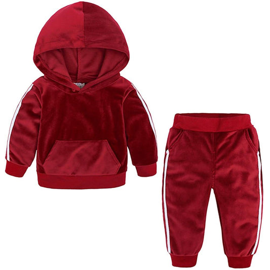 2pcs Toddler Hoodies +Pants 2pcs Sport Suit