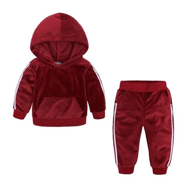 2pcs Toddler Hoodies +Pants 2pcs Sport Suit