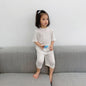 2PCS  Solid Color Toddler Relax Wear Sets 1-6 Years