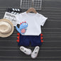 2pcs Toddler Casual Clothing Sets (T-shirt +Shorts)