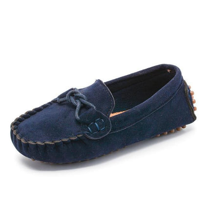 Toddler Leather Shoes Classical All-match Loafers