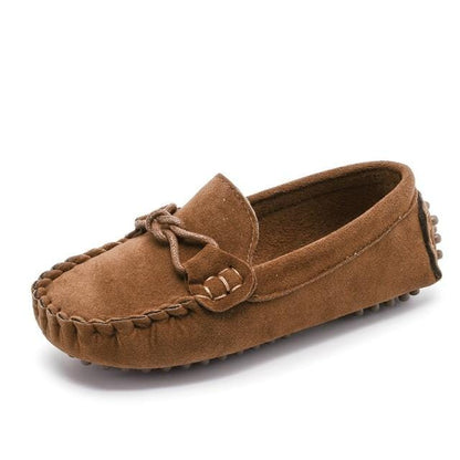 Toddler Leather Shoes Classical All-match Loafers