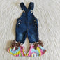 Toddler Girls Denim Overalls Bell Bottom