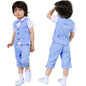 Toddler Shorts And Short Sleeves Shirt Gentleman  Suit