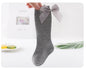 Big Bow Knee - High Soft Socks  0-3 Years