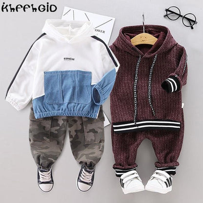 2pcs Toddler Jacket + Pants Athletics Suit