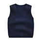Toddler Boys Cotton Knitted V-neck Vest Sweaters