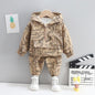 Toddler Boys  Hooded Jacket & Pants 2Pcs/Set