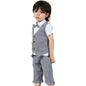 Toddler Shorts And Short Sleeves Shirt Gentleman  Suit