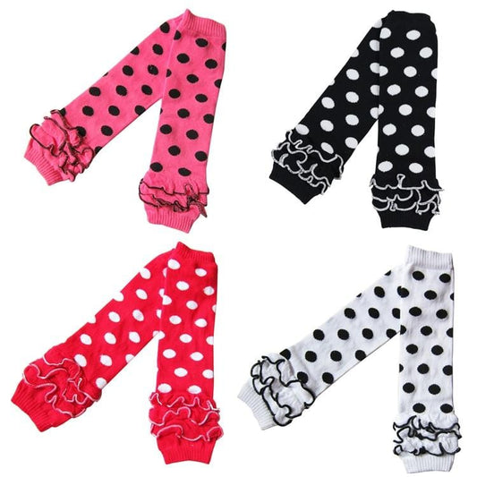 Toddlers Polka Dot Leg Warmers