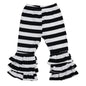 Toddler Girls 3-Layers Ruffle  Cotton Flare-Legs Pants (1T - 5T)
