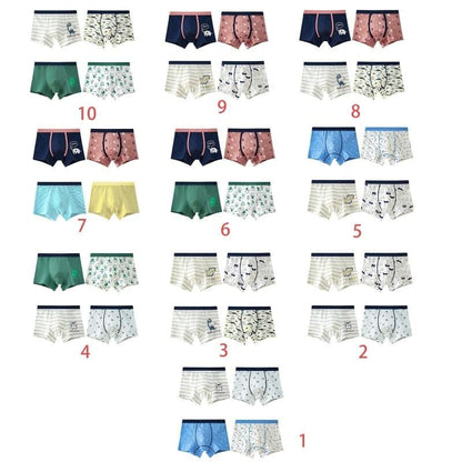 4Pcs Toddler Boys Underwear/ Boyshorts