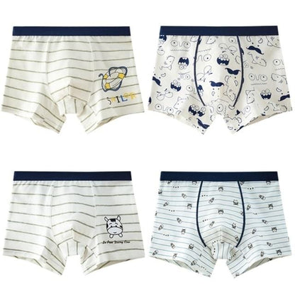 4Pcs Toddler Boys Underwear/ Boyshorts