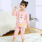 Toddler Girls Pajamas Short Sleeved  Sets For Kids 4 6 8 10 12 14 Years