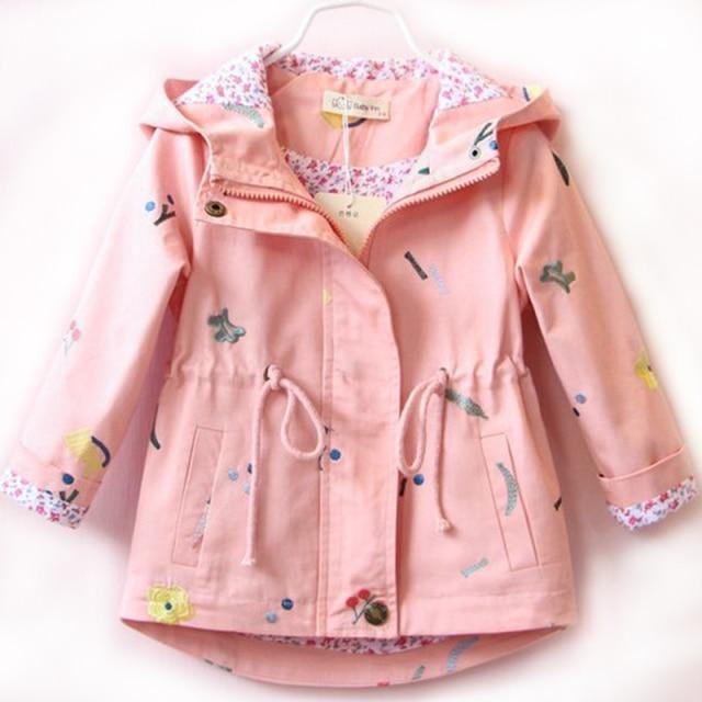 Spring /Autumn Girls Windbreaker Coats